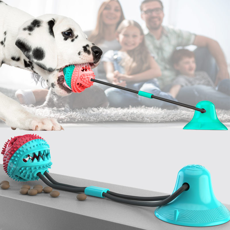 Rubber Treat Dispensing Dog Toy - Zabawki do gryzienia dla psów agresywnych,