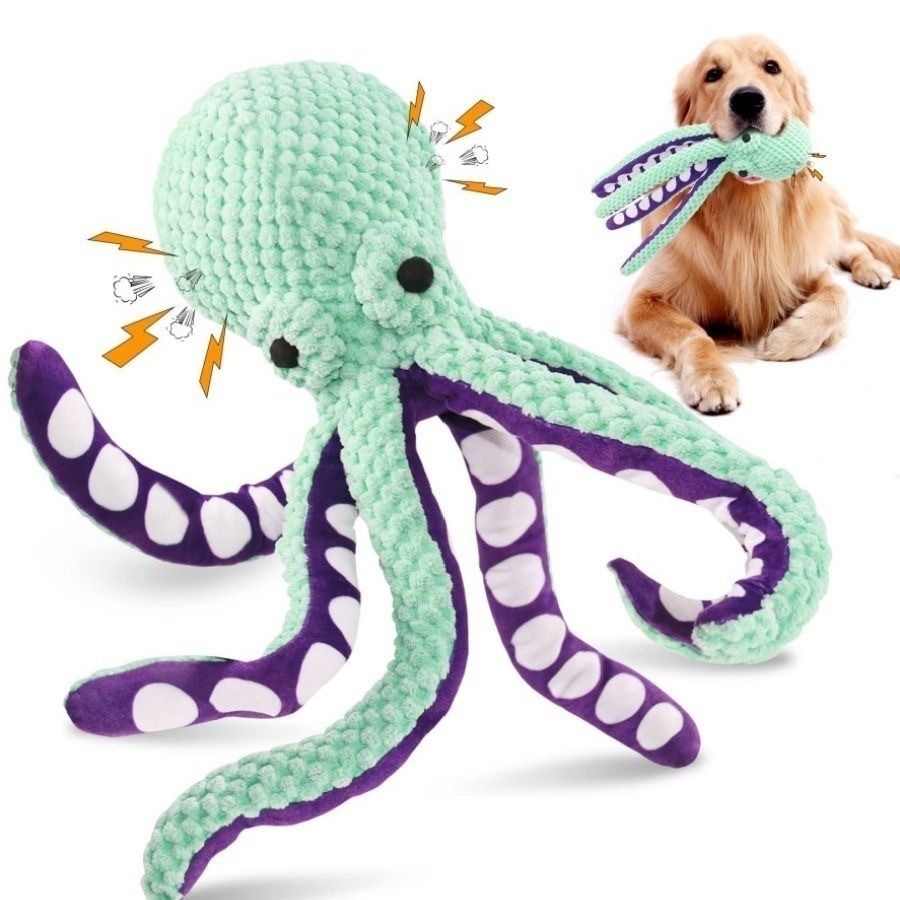 Pyszczalka w kształcie ośmiorn – Indestructible Dog Chew Toy recenzja i cena